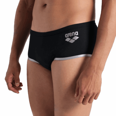 Arena One Big Logo Low Waist Nero Argento